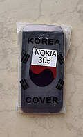 Корпус Nokia 305 (AAA) (білий)  (повний комплект)