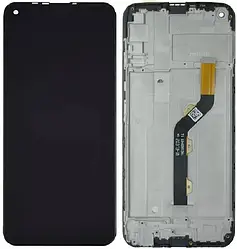 Дисплей Tecno Spark 5 Pro (KD7) модуль у зборі (екран та сенсор) з рамкою,оригінал, чорний