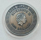 Острів Кука. Посейдон. 1 долар 2019 р. муляж No015, фото 2