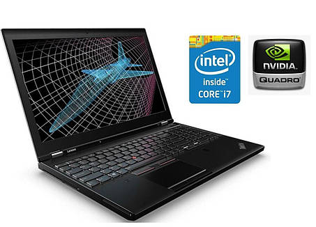 Ноутбук Lenovo Thinkpad P51/ 15.6" (1920x1080)/ Core i7-7820HQ/ 32 GB RAM/ 500 GB SSD/ Quadro M2200 4GB /Win10, фото 1