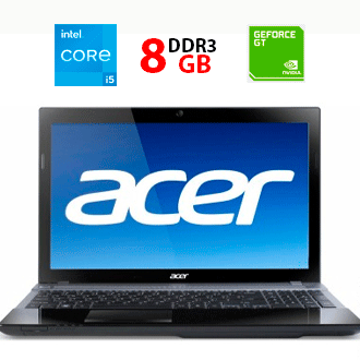 Ігровий ноутбук Б-клас Acer Aspire V3-771G/ 17.3" 1600x900/ i5-3210M/ 8GB RAM/ 240GB SSD+750GB HDD/ GT 630M 1GB, фото 1