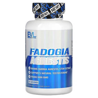 Підвищення рівня тестостерону, EVLution Nutrition Fadogia Agrestis 600 mg 30 капсул