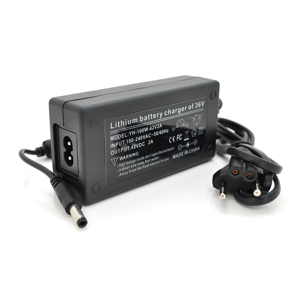 Зарядний пристрій для літієвих акумуляторів 42 V 2 A, штекер 5,5х2,5 мм, BOX, фото 1