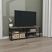 Тумба під телевізор лофт ТВЛ-1. Тумбочка для ТВ техніки loft полиця підставка. Меблі у вітальню