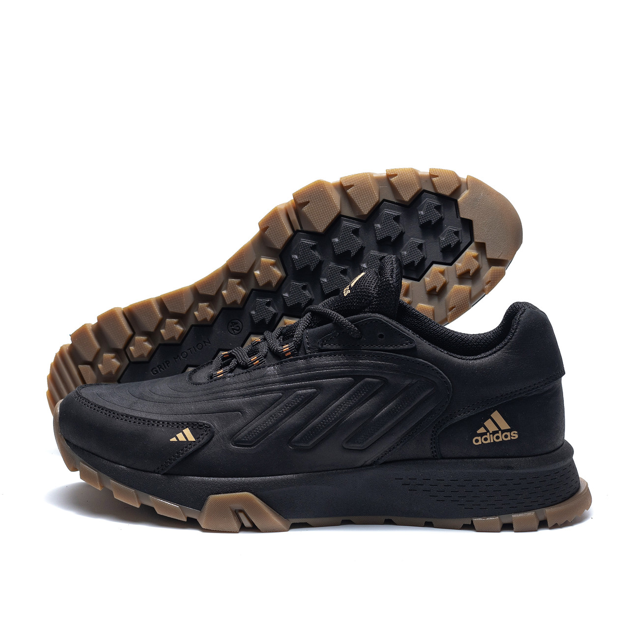 Чоловічі шкіряні кросівки Ads Originals Ozelia Black, фото 1