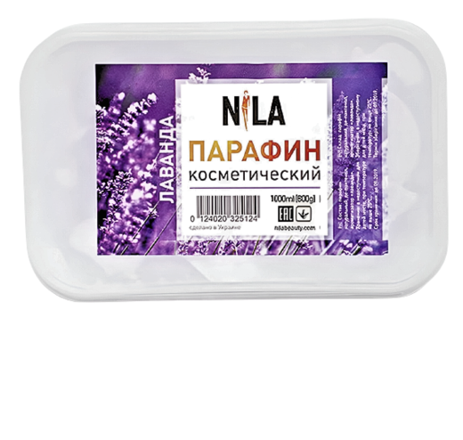 Nila Твердий косметичний парафін Лаванда, 1000 мл/800 г
