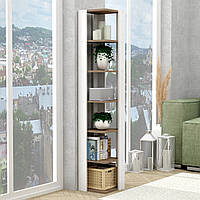 Стелаж для дому D4. Полиця для книг етажерка, поличний стелаж книжкова шафа