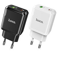 СЗУ Hoco N5 Favor 20W PD+QC3.0 (1USB/1Type-C/3A) MAS