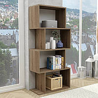 Стелаж для дому D11. Полиця для книг етажерка, поличний стелаж книжкова шафа