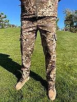 Тактические зимние штаны плотный флис Пиксель, Военная форма ВСУ
