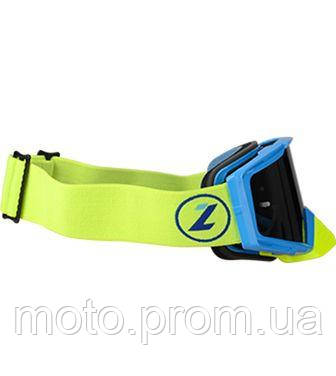 Мотоочки LAZER Goggle Race Style Blue Yellow - Mirror Silver Lens - фото 3 - id-p1414553643