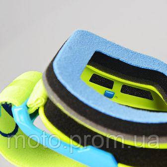 Мотоочки LAZER Goggle Race Style Blue Yellow - Mirror Silver Lens - фото 4 - id-p1414553643