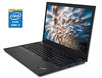 Ноутбук Lenovo ThinkPad E15 / 15.6" (1920x1080) IPS / Intel Core i7-10510U (4 (8) ядра по 1.8 | всё для