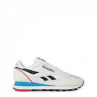 Кроссовки Reebok Classic Leather White/Red/Blue Доставка від 14 днів - Оригинал