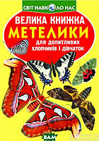 Енциклопедія про птахів та комах `Велика книжка. Метелики ` Книги у питаннях та відповідях розвиваючі