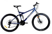 Горный велосипед 27,5 дюймов размер рамы 19" Azimut Race GFRD Фиолетовый