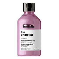 Шампунь для Разглаживания Непослушных Волос L'oreal Professionnel Serie Expert Liss Unlimited Prokeratin