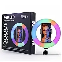 Набір для знімання LED-лампа RGB 3D (20 cm) (Чорний)
