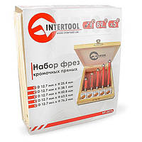 Набор фрез кромочных прямых, 5 шт INTERTOOL HT-0076