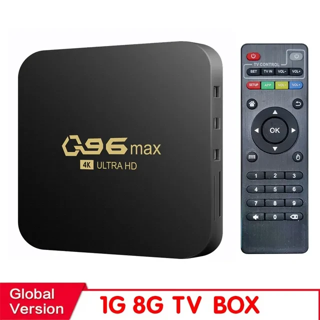 TV-приставка ТВ Q96 MAX HONGTOP Wi-Fi 4K Android 10,0 , NETFLIX, Google TV (Смарт ТВ, SmartTV)