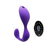 Вібратор під одяг Adrien Lastic Mr.Hook з пультом LRS, Фиолетовый - AD10893, фото 5