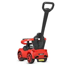 Каталка толокар 2в1 Ferrari M 4741-3 (музика, світлові ефекти, батьківська ручка), фото 5