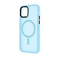 Противоударный чехол с поддержкой функции MagSafe для Apple iPhone 11 Pro в голубом цвете
