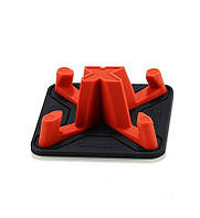 Універсальна підставка для смартфона до 7" Remax RM-C25 Pyramid Car Holder Чорний Червоний