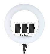 Кольорова кільцева лампа 45 см LED Soft Ring Light RL-18 RGB з пультом дистанційного керування