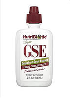 NutriBiotic, веганський екстракт насіння грейпфрута GSE, рідкий концентрат, 59 мл