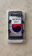 Корпус Nokia 311 (AAA) (белый) (полный комплект)