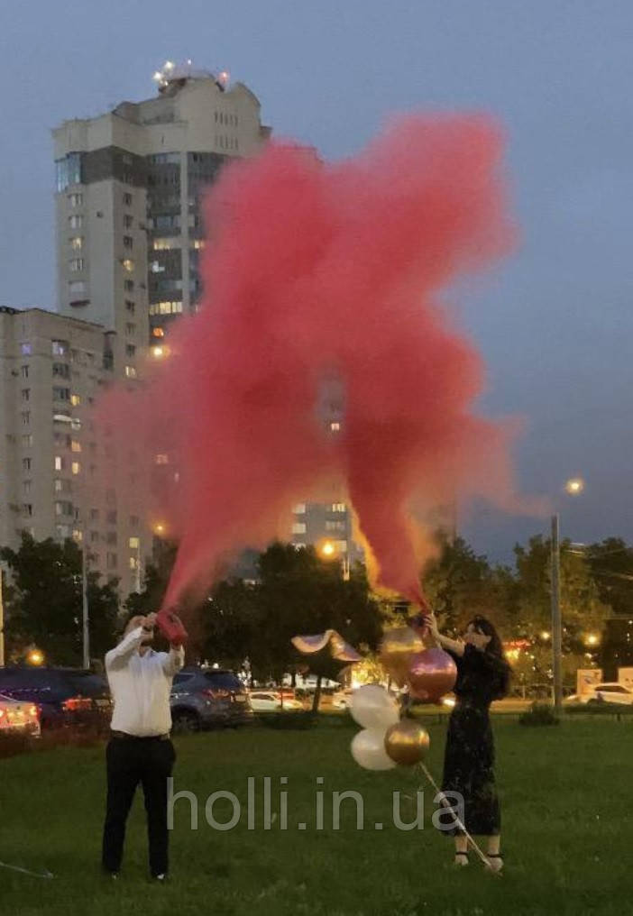 Фарба Холі (Гулал), Вишнева (Рожева, Червона) для балонів, від 1 кг., опт та роздріб - фото 7 - id-p2002925949
