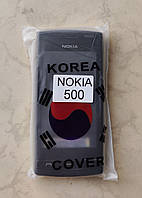 Корпус Nokia 500 (AAA) (черный) (полный комплект)