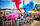 Фарба Холі (Гулал), Вишнева (Рожева, Червона) для балонів, від 1 кг., опт та роздріб, фото 2