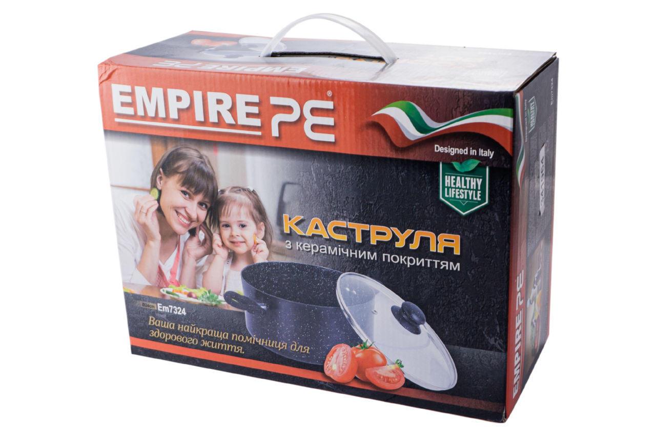 Кастрюля антипригарная Empire - 180 мм гранит от магазина style & step - фото 5 - id-p2002951626