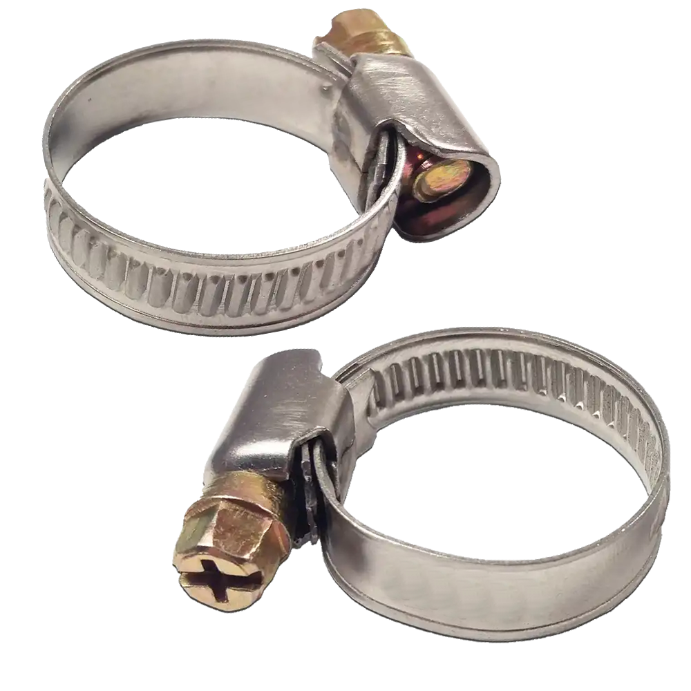 Хомут нержавійка 16-27 мм