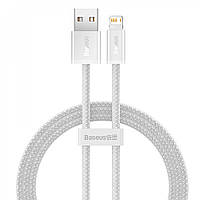 Кабель usb Baseus (CALD000402) Dynamic Series USB to Lightning 2.4A 1m White от магазина style & step