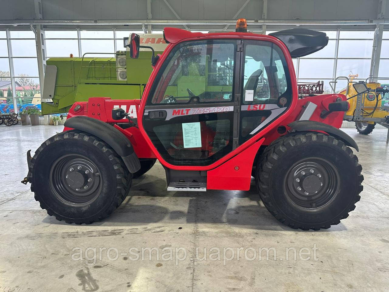 Телескопічний навантажувач (навантажувач) Manitou MLT 735 Turbo - 2016 рік - фото 4 - id-p1726695948