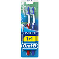 Зубная щетка Oral-B 3D White Fresh Medium 2 шт. (3014260111762)