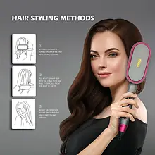 Електричний гребінець випрямляч для волосся + олія Ionic 60W DSP 10248