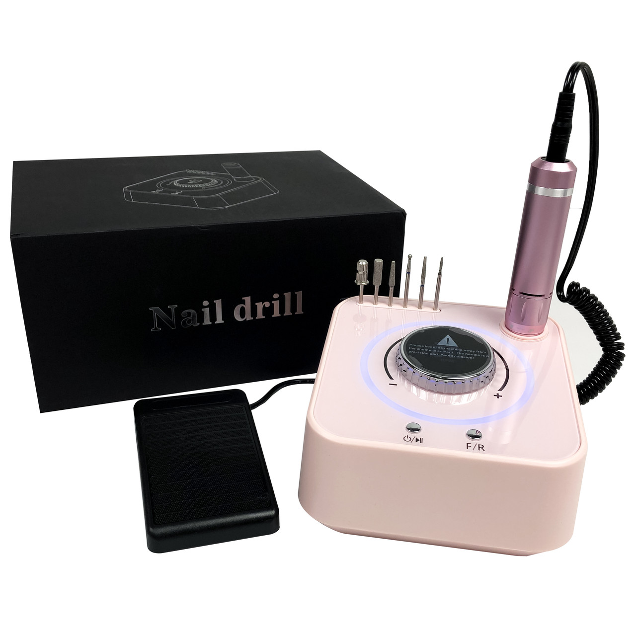 Фрезер для манікюру Nail Master ZS-601 65Вт 45 000об хороший потужний професійний фрезер манікюрний DM 202, фото 1