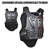 Мотозахист черепаха жилет на тіло захист байкера, фото 5