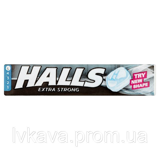 Льодяники Halls Extra Strong, 33,5 гр