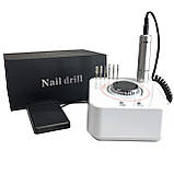 Фрезер для манікюру Nail Drill UV-601 40 000 об/хв стильний апарат манікюрна машинка для нігтів, фото 4