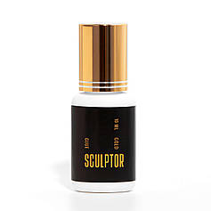 Клей для нарощування вій Gold, час зчеплення 0,5 сек., 10ml, SCULPTOR