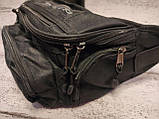 Мото сумка поясна Taichi 267 вологостійка колір чорний, фото 2