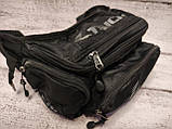 Мото сумка поясна Taichi 267 вологостійка колір чорний, фото 3