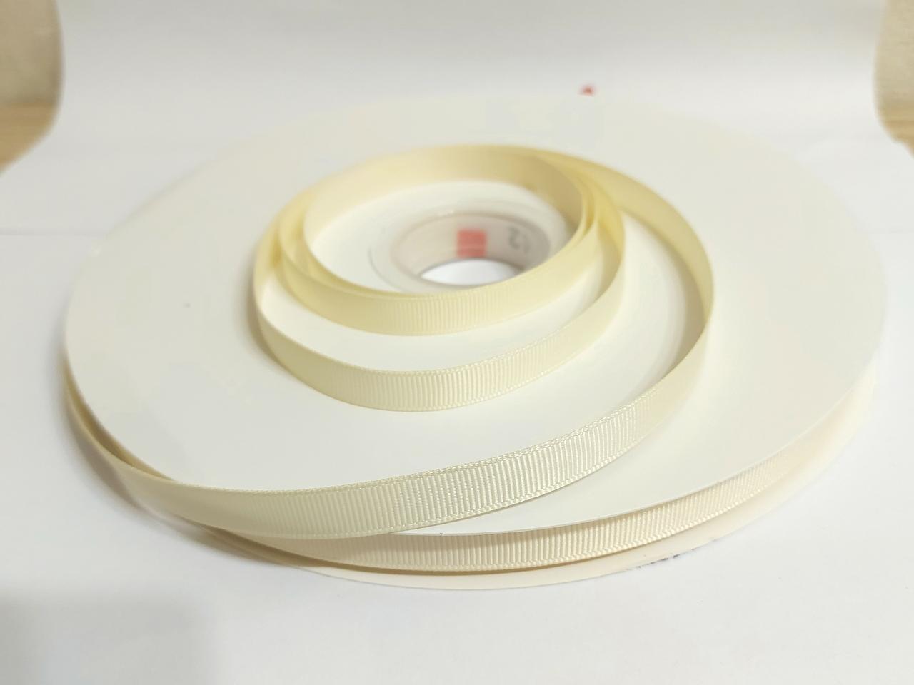 Лента репсовая 10 мм, № 028 Айвори, на метраж, ціна за 1 метр