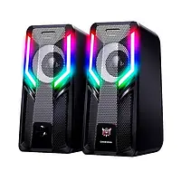 Колонки для пк ONIKUMA RGB Backlight L6 Чорные