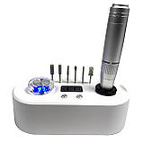 Фрезер для манікюру Nail Drill UV-701 40 000 об/хв стильний апарат манікюрна машинка для нігтів з ліхтарем, фото 3